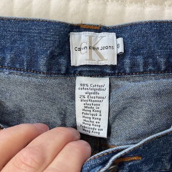 Calvin Klein Jeans Med Wash Vintage Bootcut Jeans Size 8 - Picture 6 of 6